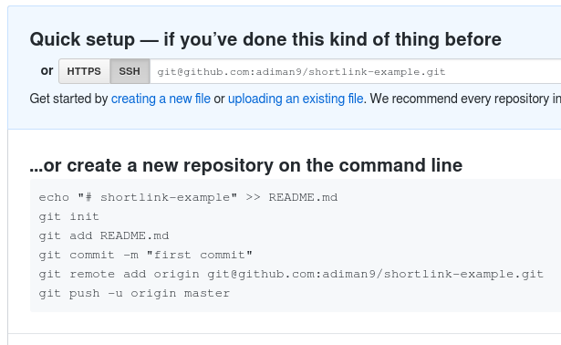 create a file on github